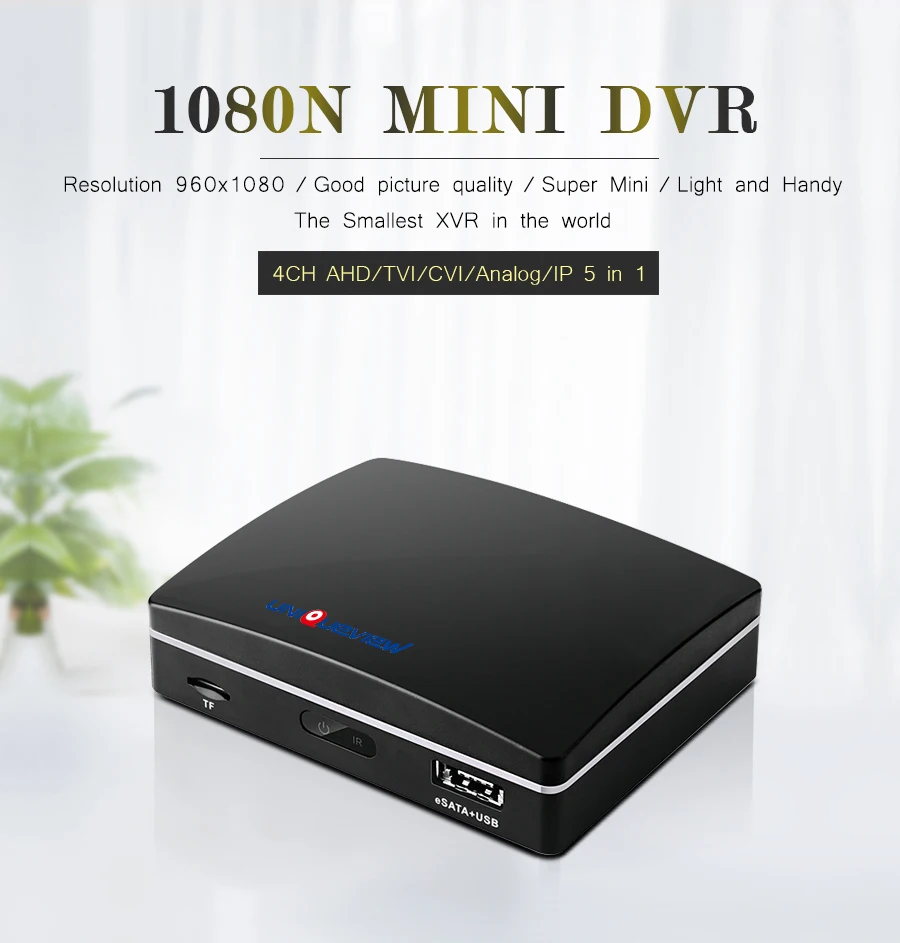 4CH AHD/CVI/TVI/аналоговый/IP 5 в 1 Мини DVR видеомагнитофон xvr для системы видеонаблюдения камеры безопасности