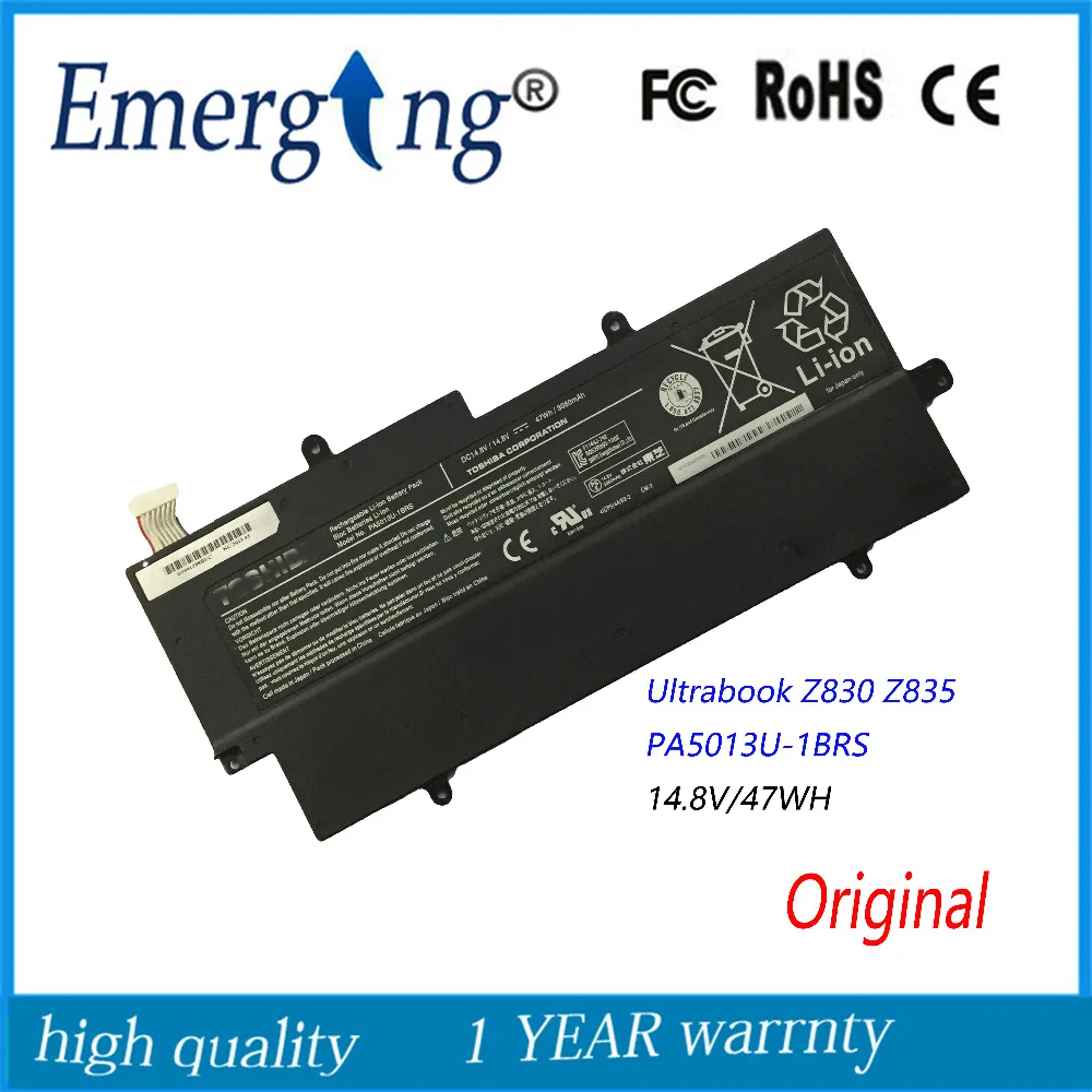 Batteria Toshiba PA5013U-1BRS 14.8V 3500mAh - Ricambio Per Portege Z830 Z835 Z930 Z935 Series - Foto 9