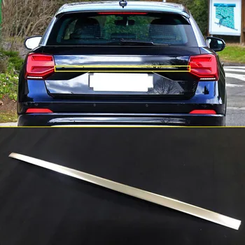 

Rear Trunk Lid Cover Frame Trim Strip Stainless Steel 1pcs Car Styling Accessories For Audi Q2 2017 2018