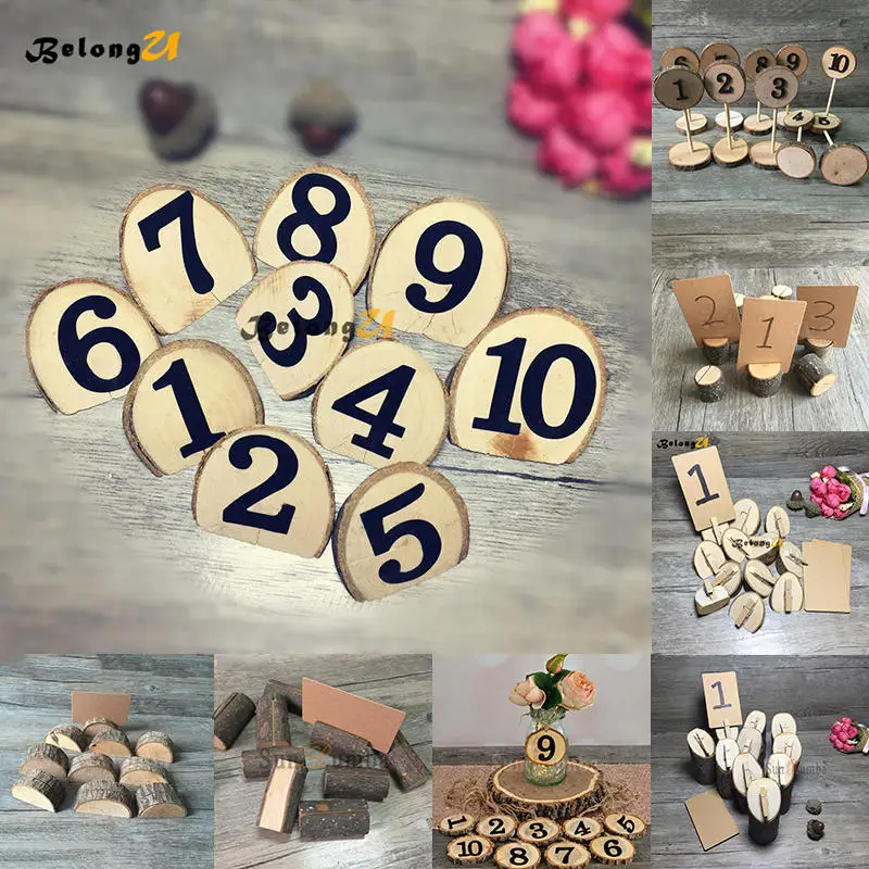 Wood Table Numbers -005