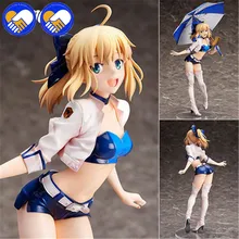 ANIME FATE STAY NIGHT SABER RACING VER SEXY GIRL MODEL DOLL PVC 24CM BOX-PACKED JAPANESE ANIME FIGURINE ACTION FIGURE TOYS
