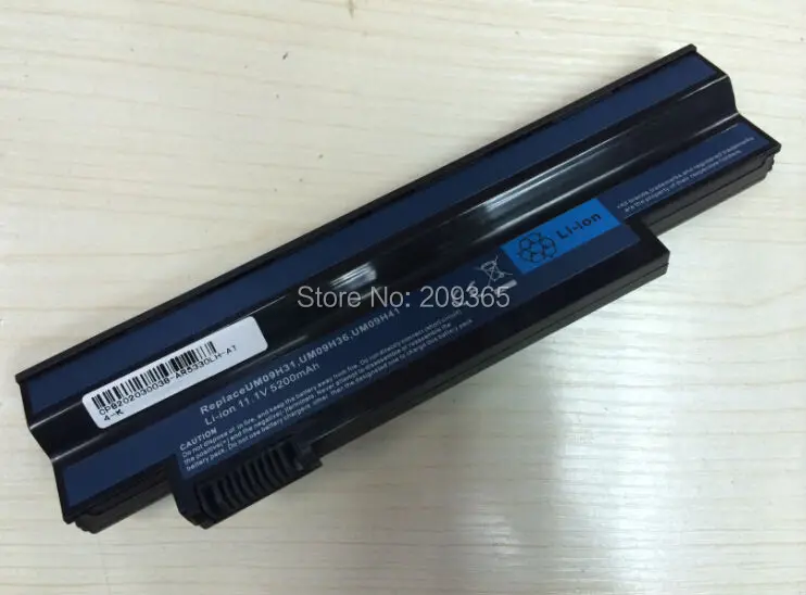 Аккумулятор для ноутбука Acer eMachines 350 eM350 NAV50 NAV51 черный UM09H31 UM09H36 UM09H41 UM09H51 UM09H56 UM09H70