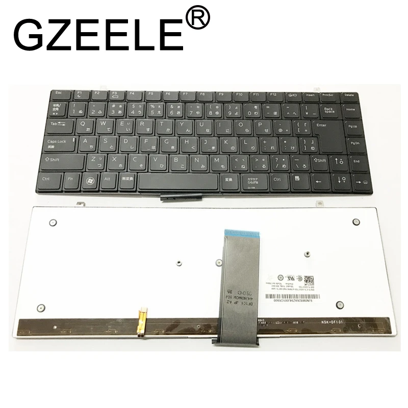 GZEELE backlit Keyboard Japanese JP layout for DELL Studio XPS 1340