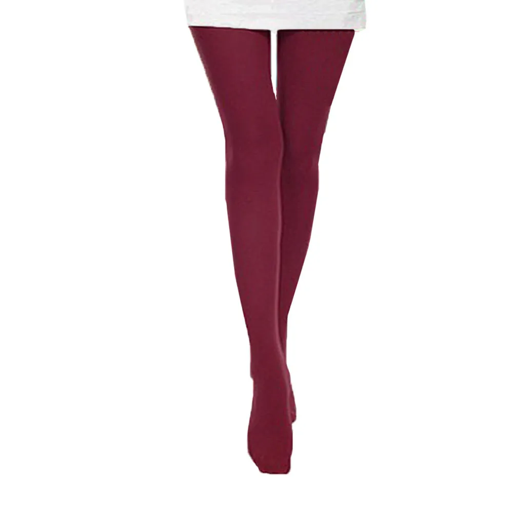 Female Tight 11 Colors Woman Sexy 120D Candy Color Pantyhose Plus Size Stockings Multicolour Stovepipe Tights - Цвет: J