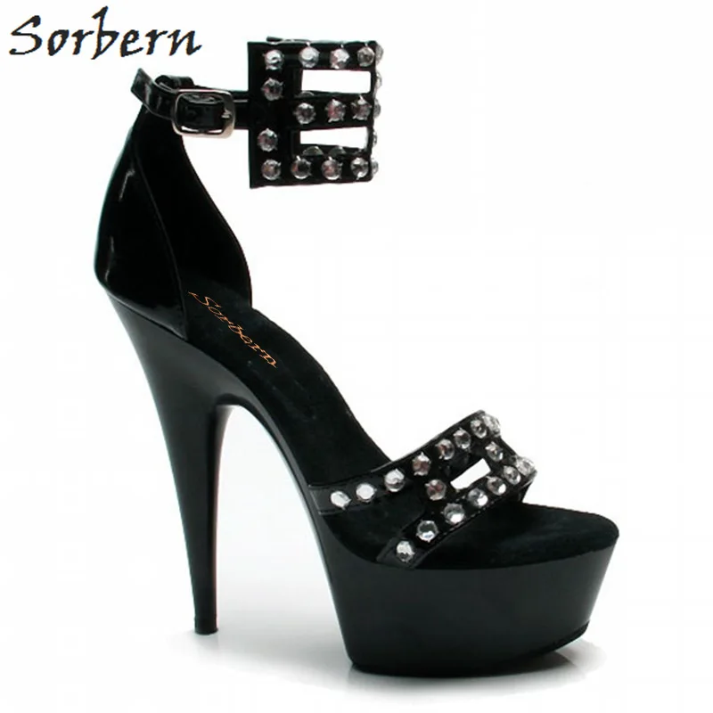 

Sorbern Designer Brand Luxury Women Shoes Studded Sandals For Partying Summer Elegant High Heels Platform Custom Color Sandals