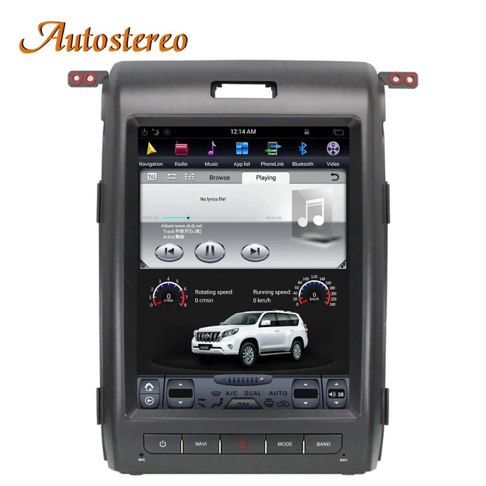 Cheap Autostereo Android Tesla style Car No DVD Player GPS Navigation For Ford F150 2009-2014 car multimedia player tape recorder unit 3