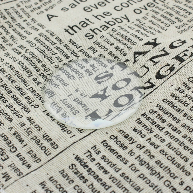 JWEIJIAO 58 мм прозрачное Круглое стекло кабошон плоский самолет DIY части для макияжа Зеркала инструменты одна штука партия espejo