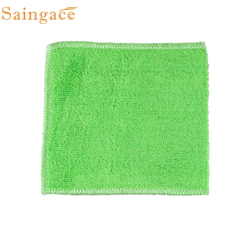 12 unids/set ambiental natural fibra de bambú paño de limpieza cocina lavado gasa de limpieza PANO de limpieza #6