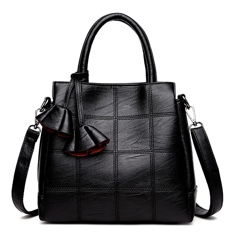 Women Handbags Fashion Pu Leather Women Shoulder Bags Ladies Hand Bags Tassel Female Handbags Large Tote Sac A Main Femme SS7103 (1)