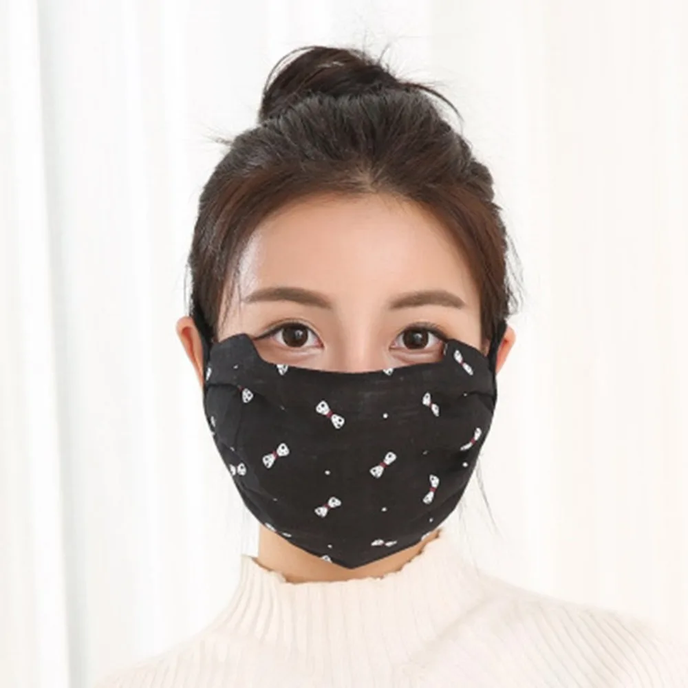 1pcs hot Cute Cotton Breathable Mask To Increase Warmth Thickening Eye