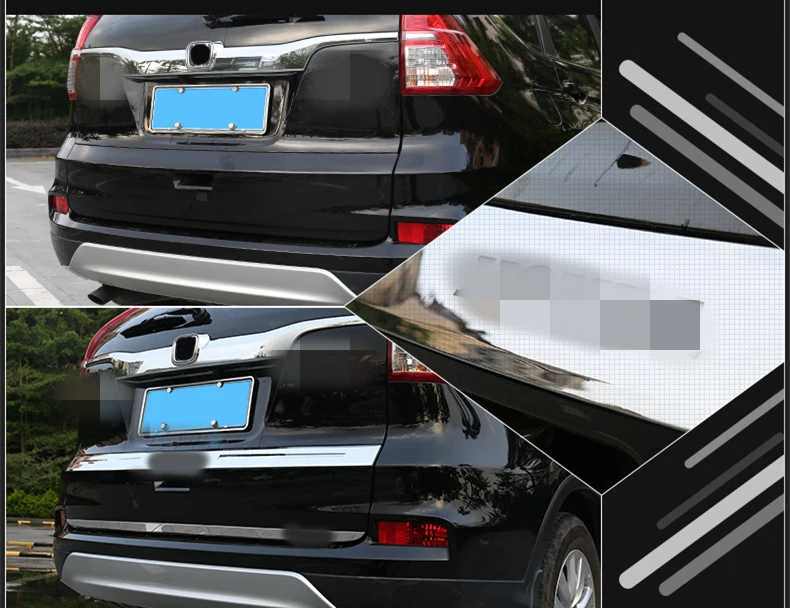 Накладка для багажника Honda CRV задняя защитная накладка из нержавеющей стали