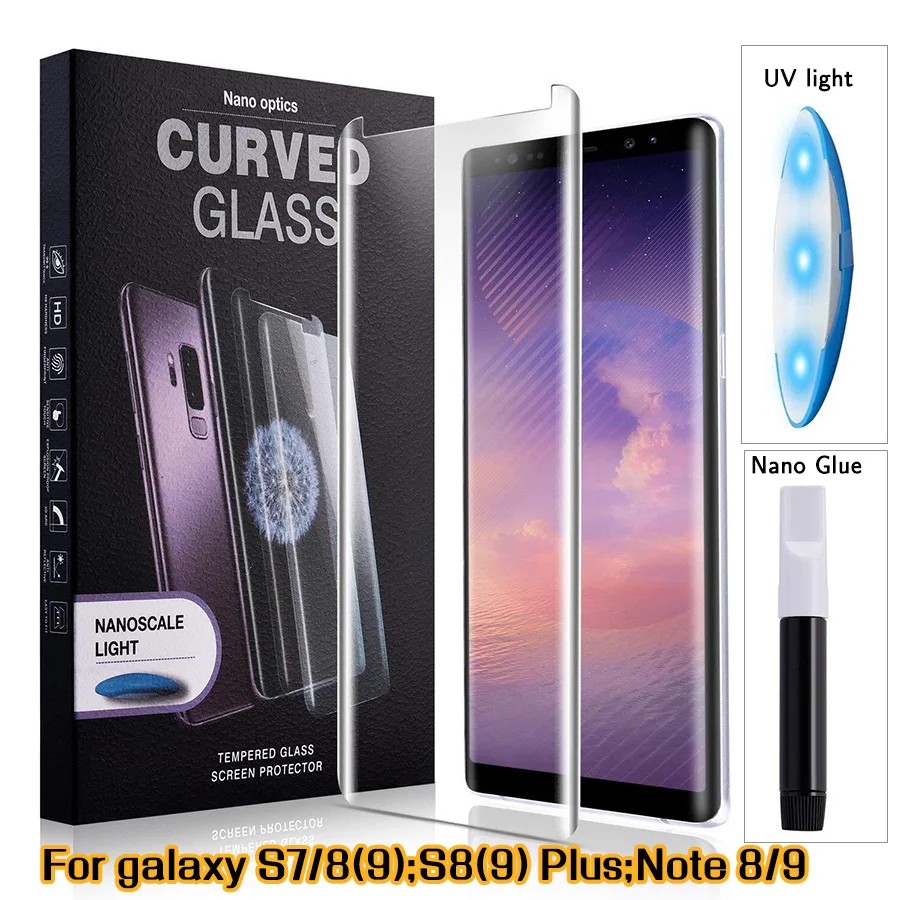 2018 UV Glue Screen Protector For Samsung Galaxy S7 Edge