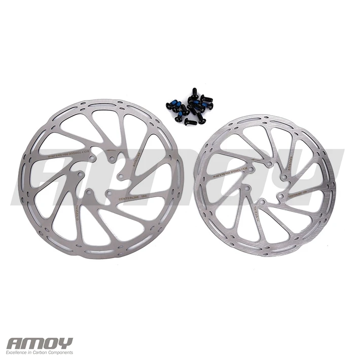 Wholesale at lease 20Pcs SUS 410 Material MTB Mountain Bike Disc Bicycle Brake Hydraulic road bike centerline disc rotor