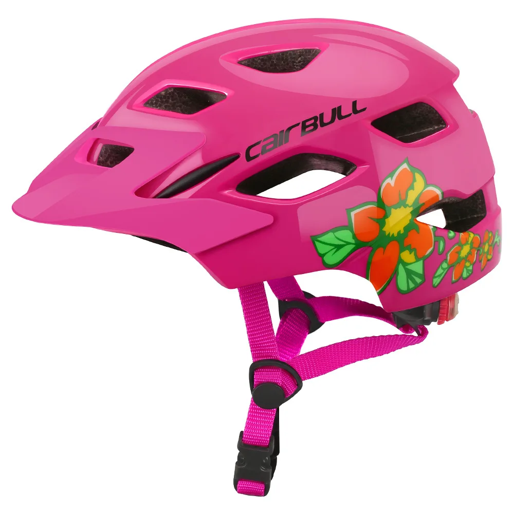 Велосипедный шлем для мальчиков и девочек, велосипедный шлем для катания на коньках, мультяшный велосипедный шлем для детей, Спортивная Защитная Кепка с хвостом, светильник