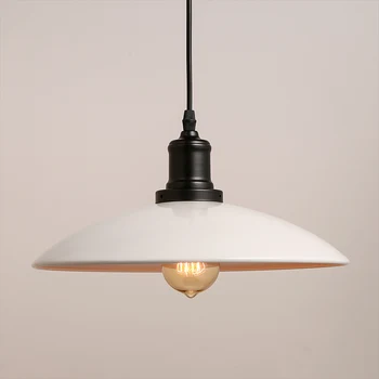 

Nordic pendant lamp E27 edison bulb head black American loft vintage industrial pendant light