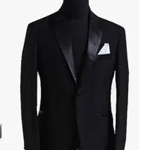 Лидер продаж для мужчин черный/белый мода сценический костюм/S-XXL