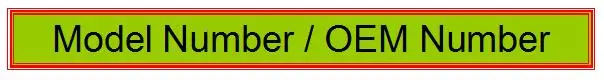 OEM number