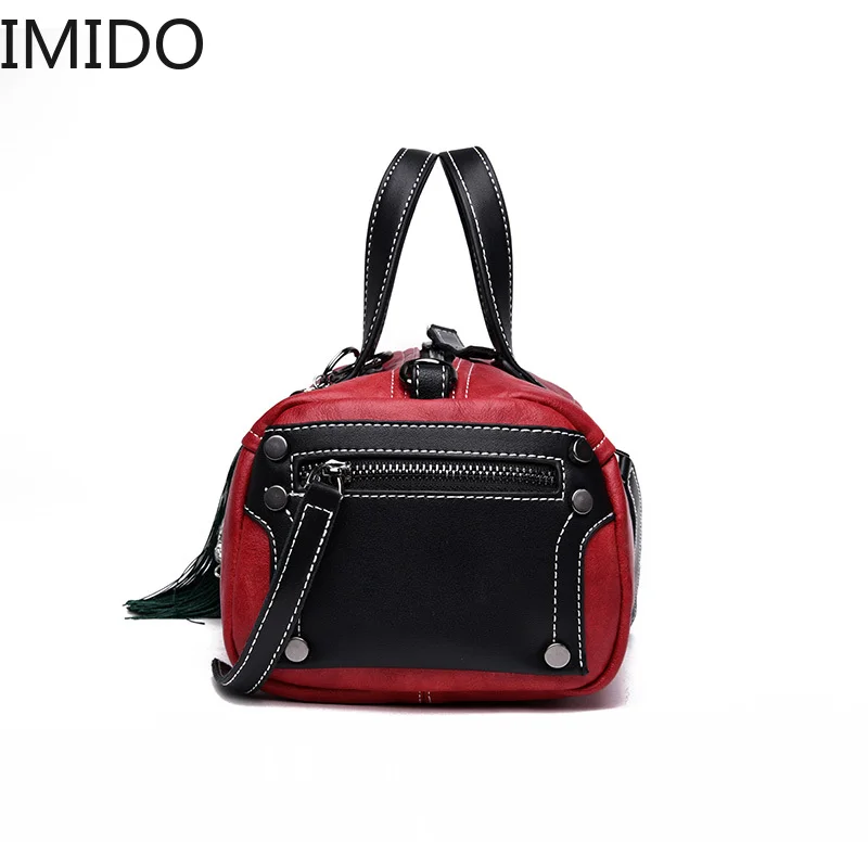 IMIDO 2019 جديد الأزياء بو المرأة حقيبة الخريف النساء حقائب كتف البولينج مصمم حقائب عالية الجودة الماركات الشهيرة حمل حقيبة
