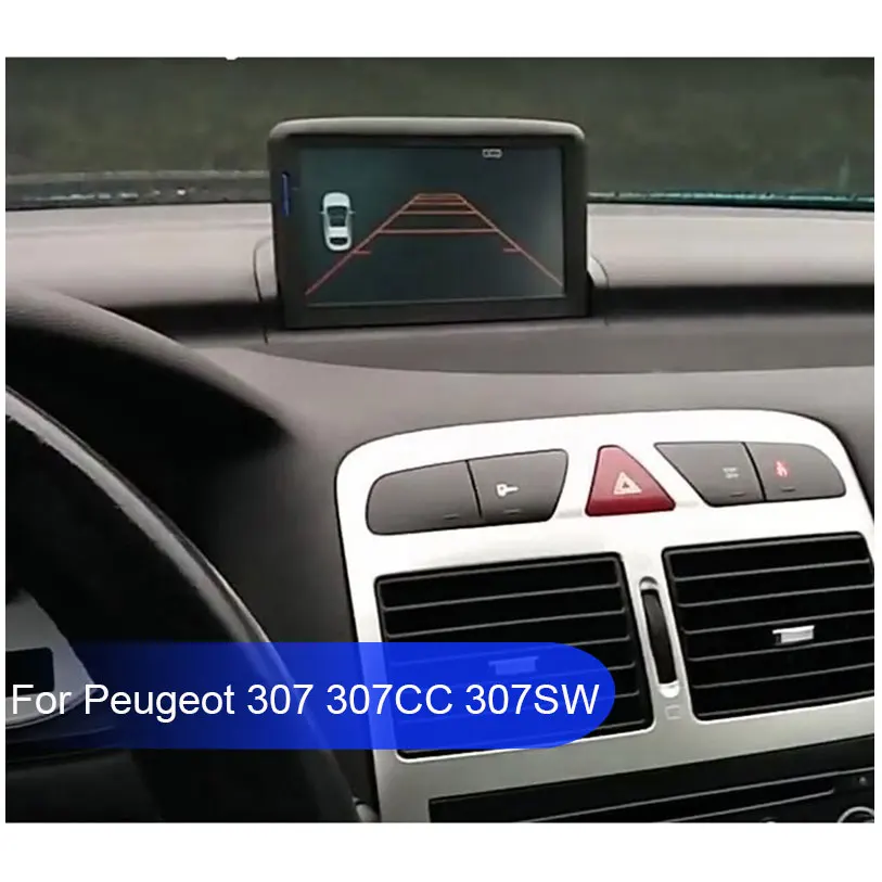 Четырехъядерный 7 дюймовый Android 9,0 автомобильный dvd-плеер для peugeot 307 307CC 307SW gps навигация Bluetooth USB Мультимедиа карта радио