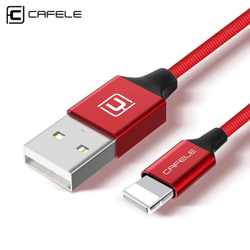 Cafele Кабели для мобильных телефонов IPhone X 6 S плюс 7 5 5S USB кабель зарядки