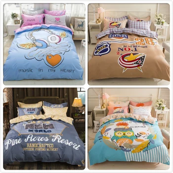 

Lover Gift Twin Double Queen King Size Duvet Cover Bedsheet Pillowcase 3/4 pcs Bedding Set 1.5m 1.8m 2m Bedclothes Kids Bedlinen