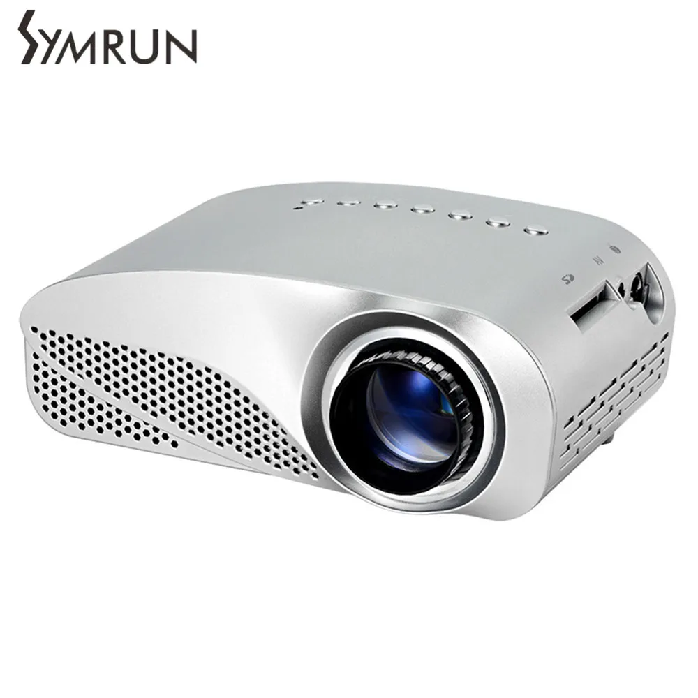 

HD Multimedia PC USB LED Projector AV VGA HDMI High performance 2016 New Arrival GP8S Mini Home Cinema Theater