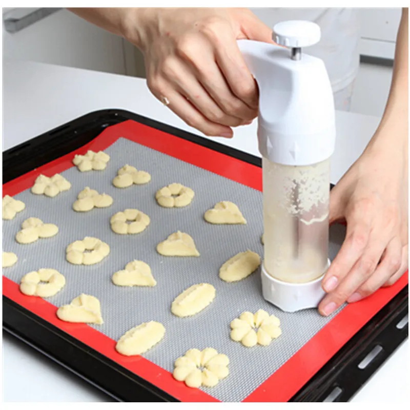 19pcs/Lot Cookies Machine Using Simple Baking Tools DIY ABS Cookie