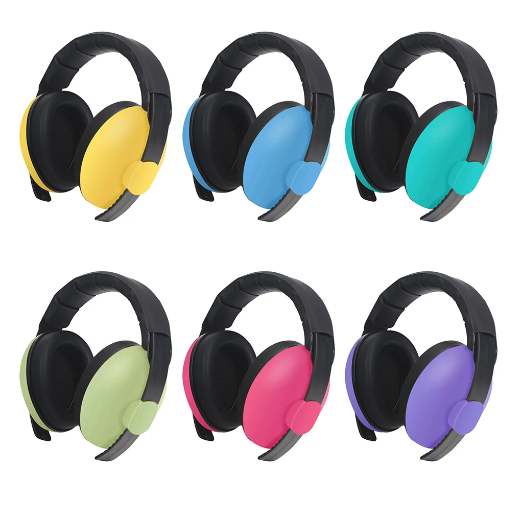 

Adjustable Baby Earmuffs Infant Kids Hearing Protector Noise Reduction Ear Protection Ear Muffs
