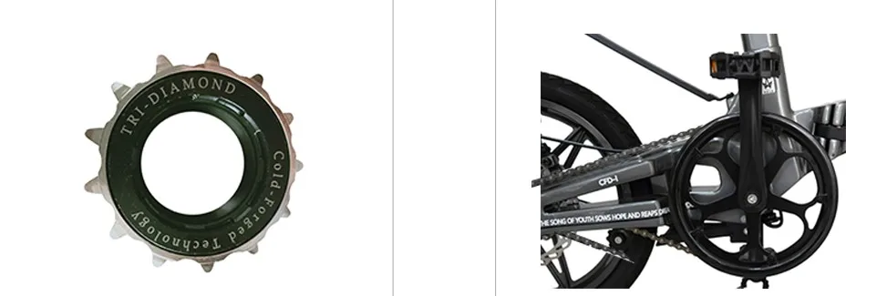 Discount electric bicycle magnesium alloy folding bike 16inch mini size lithium battery 36v 250w light weight disc brake CE certificated 7