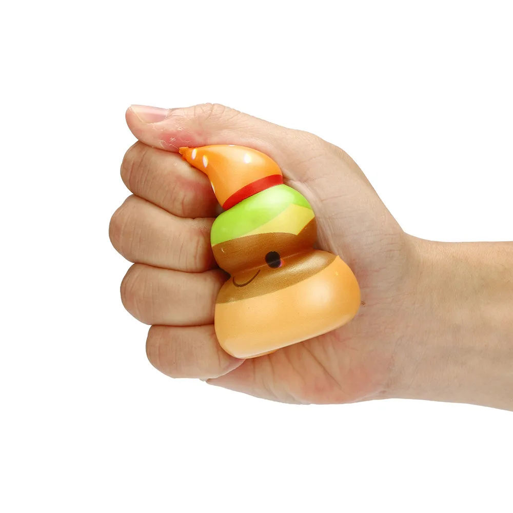 Kawaii Squishy Squeeze Kid Toys мягкая вкусная пищевая игрушка &quotкакашка&quot Slow Rising Cream