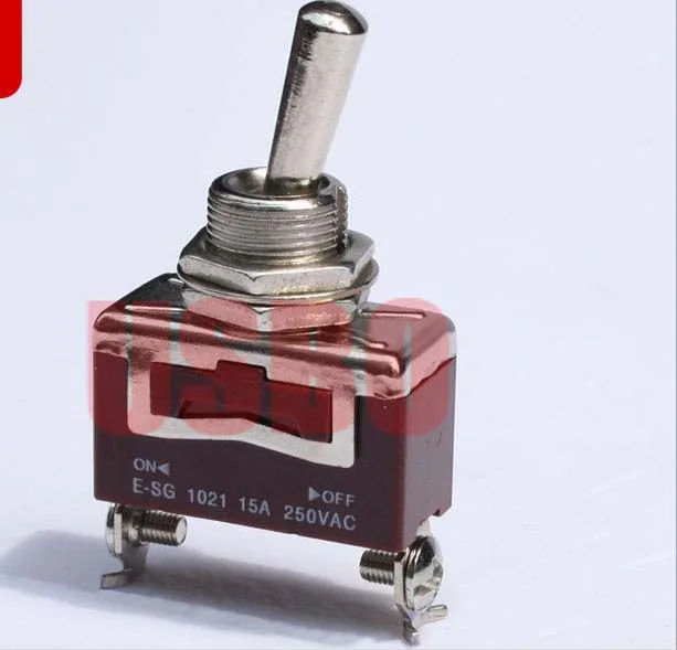 SG 1021 ON OFF 15A 250V Brown 2 Pins Full Copper Toggle Switch High