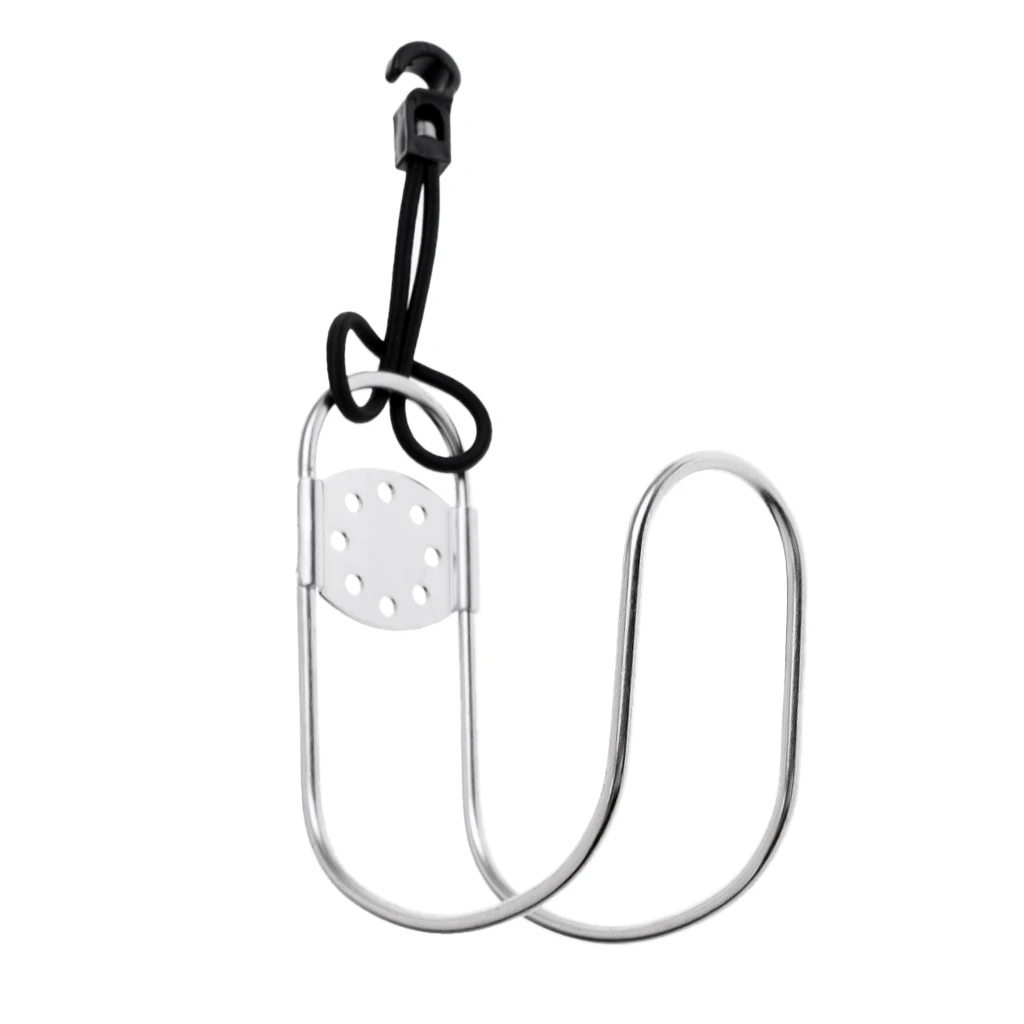 Marine Boat Stainless Steel Horseshoe Bracket Life Buoys Ring Holder Plastic Mount for Kayak Canoe Fishing Boat Yatch Accessory
