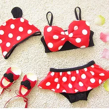 Обувь для девочек Летняя стильная футболка с изображением персонажей видеоигр купальник, купальник для девочек, купальник Обувь для девочек, 3 шт./лот wz16