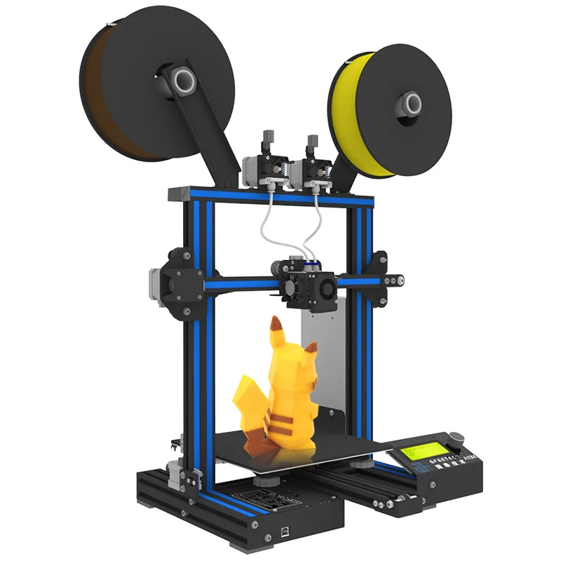 Оригинальный 3D принтер Geeetech A10M смешанных цветов 220x220x260 мм с дополнительным