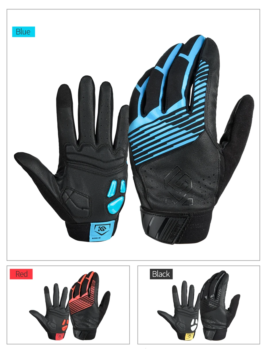 leather cycling gloves full finger