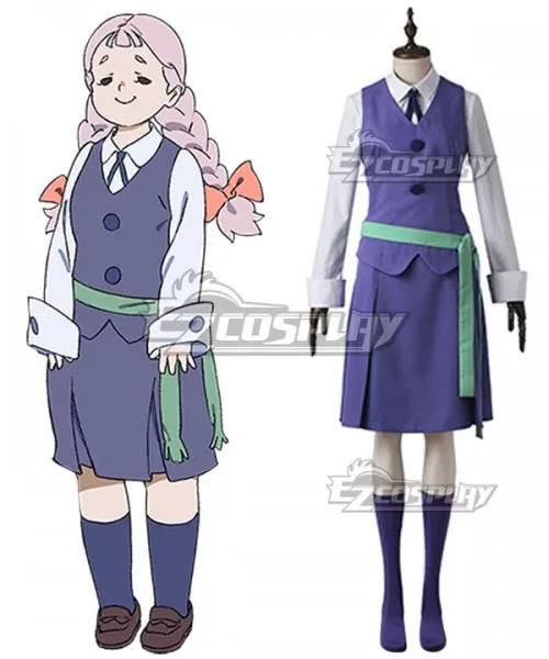 

Little Witch Academia Jasminka Antonenko Constanze Amalie Von Braunschbank-Albrechtsberger Amanda O'Nell Cosplay Costume E001