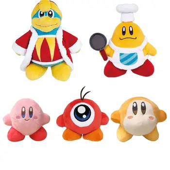 Nuevo 5 ''-10'' Kirby Star Allies All Stars Waddle Dee Waddle Doo Pink Kirby King DeDeDe suave felpa conjunto de juguetes de muñecas