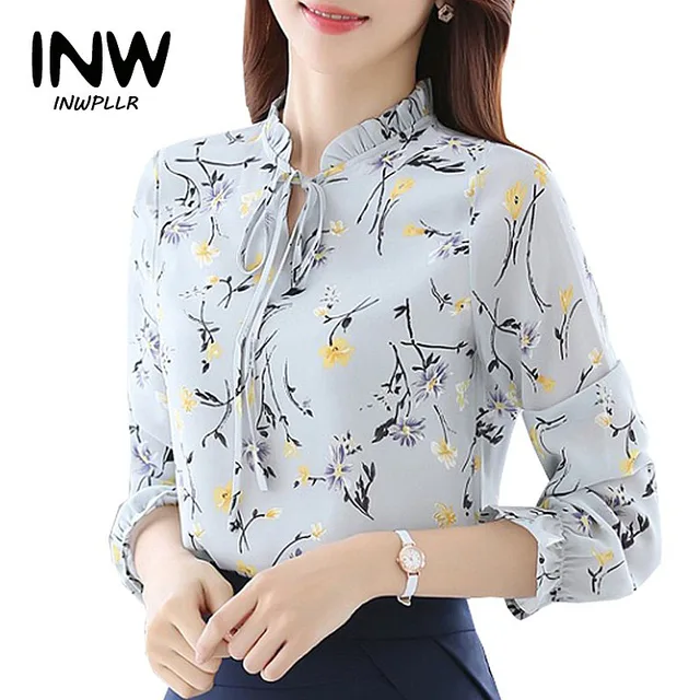 Aliexpress.com : Buy S 3XL Women Blouses Chiffon Shirts