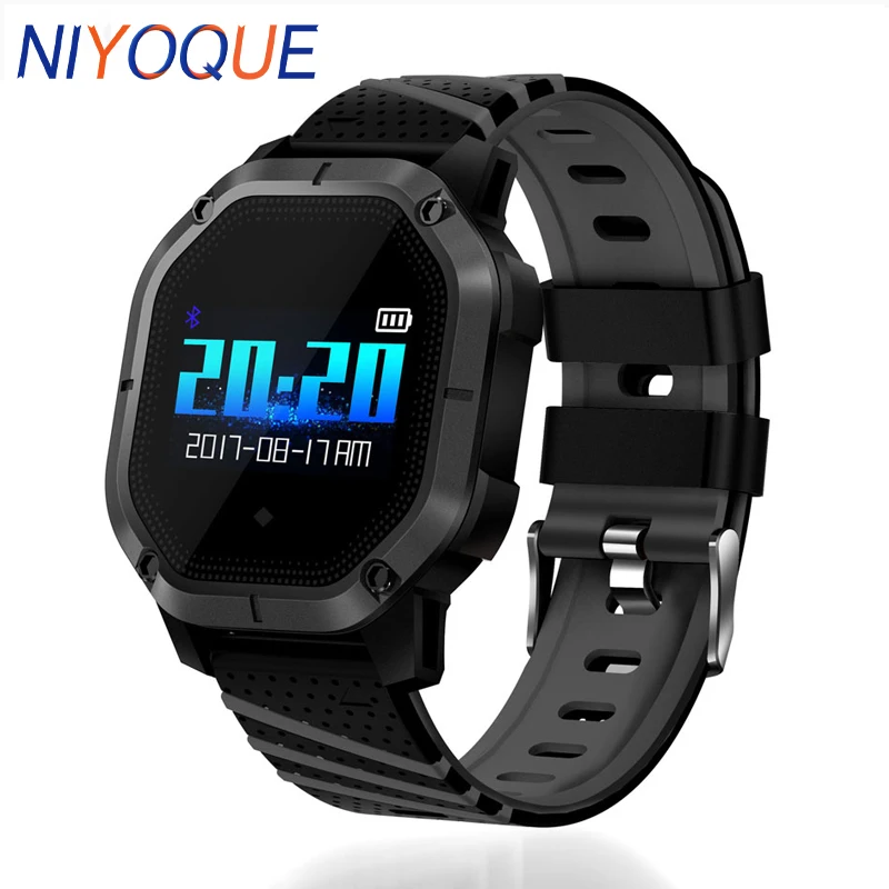 

NIYOQUE K5 IP68 Waterproof Smart Bracelet Blood Pressure Heart Rate Monitor Fitness Tracker Smart Band 1.0 inch TFT Color Screen