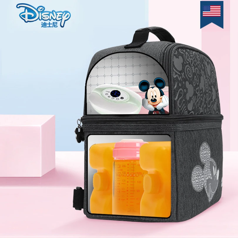 Детский Теплоизоляционный рюкзак Disney для хранения свежего молока Термосумка
