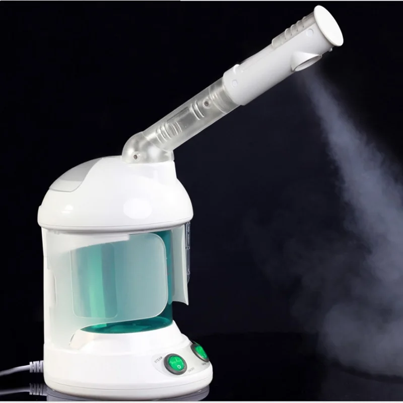 Koop Nano vaporizador facial Whitening Huid vapor de ozono facial Spa Apparaat Huid Moisturizer Ozon Facial Steamer Mist Rookmachine