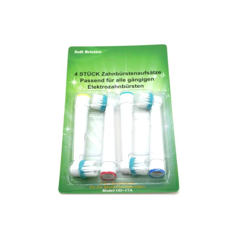 4 шт. Новое поступление искусственная кожа для Oral B Ortho сменные головки щетки