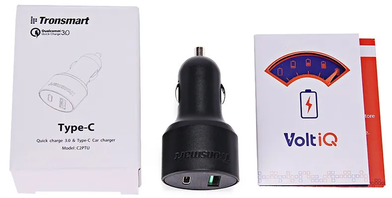 Tronsmart C2PTU Qualcomm Quick Charge 3.0 Type-C Car Charger 10