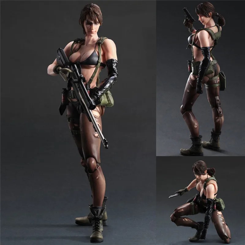

Metal Gear Solid 5 Quiet Action Figure Game Figure 27cm PVC Model Collect Anime Doll Soldiers Toys For Gift Enthusiasts Brinqued