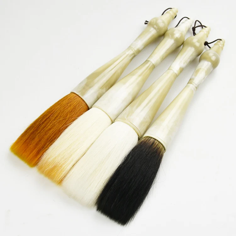 Forma de Pincel de Caligrafia Caneta de Caligrafia Pincel de Caligrafia Hopper-em Chinesa Escova Vários Cabelos Cabelo Urso Escrita Pintura 9 Hopper-em forma de Pincel de Caligrafia Caneta