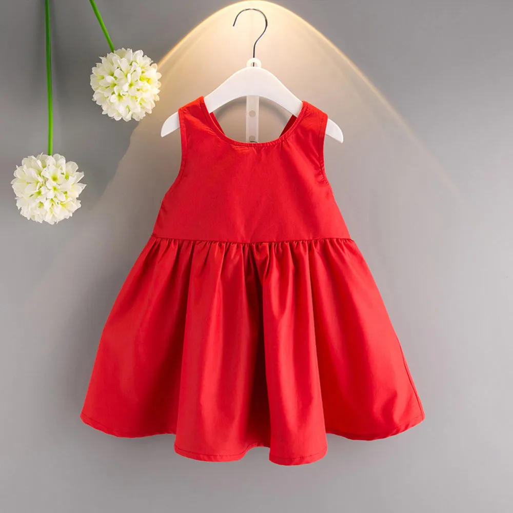 

BABYWORLD 3Y-7Y Toddler Baby Girl Kids Clothes Set Bowknot Pageant Party Princess Dresses Outfits 1PC Vetement Enfant Fille