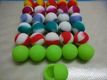 500 x Small Ball Shape Silicone Jars Dab Wax Oil Container