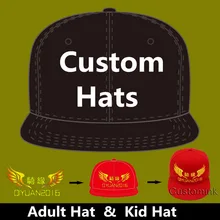 10 шт./лот, персонализированная бейсболка для взрослых и детей, модная кепка с логотипом на заказ