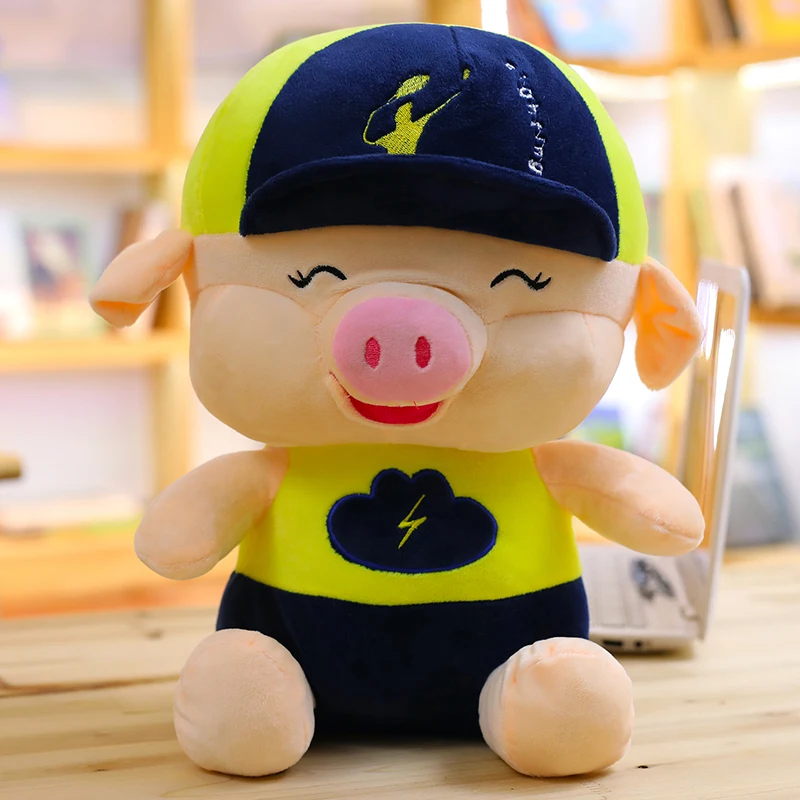 lovely McDull pig plush toy giant fat anime piggy dolls sleeping pillow girl gift wedding deco 39inch 100cm DY50499 (3)