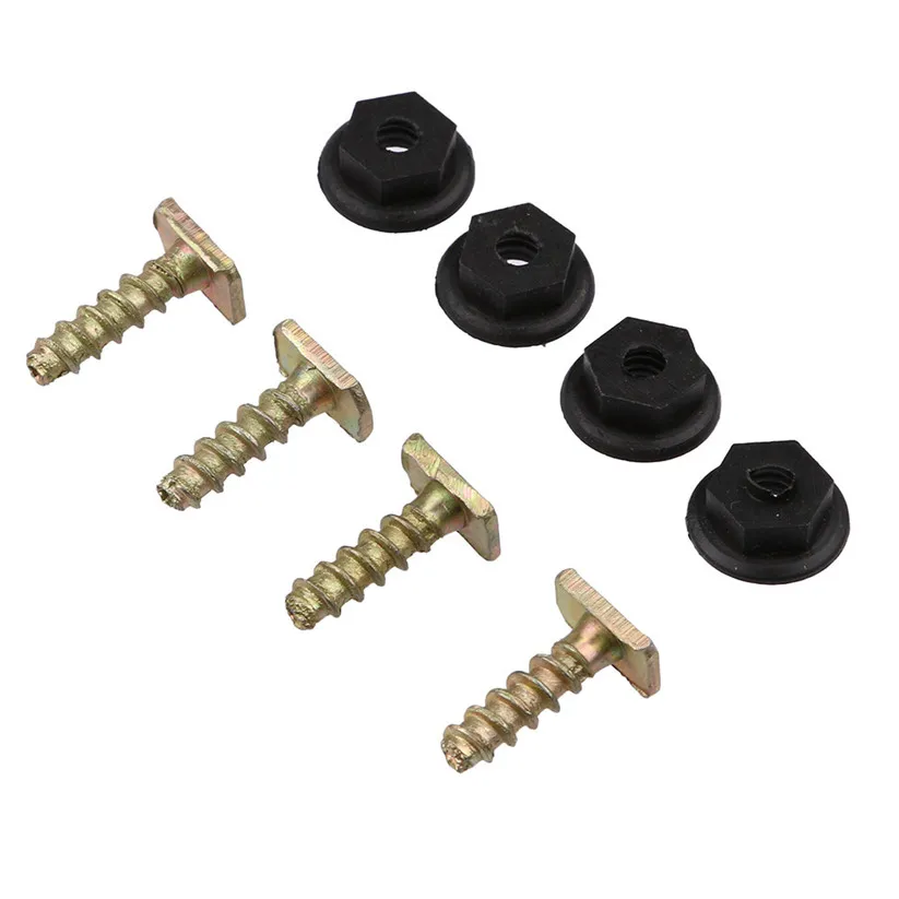 KAKUDER Front Rear Wheel Arch Trim Clip Plastic Nuts & Metal Screws for